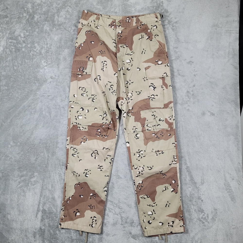 US Military Pants Small Regular Chocolate Chip Camo Desert Storm Combat BDU